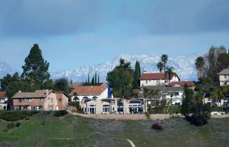 Snow-Capped Hills Above Thousand Oaks